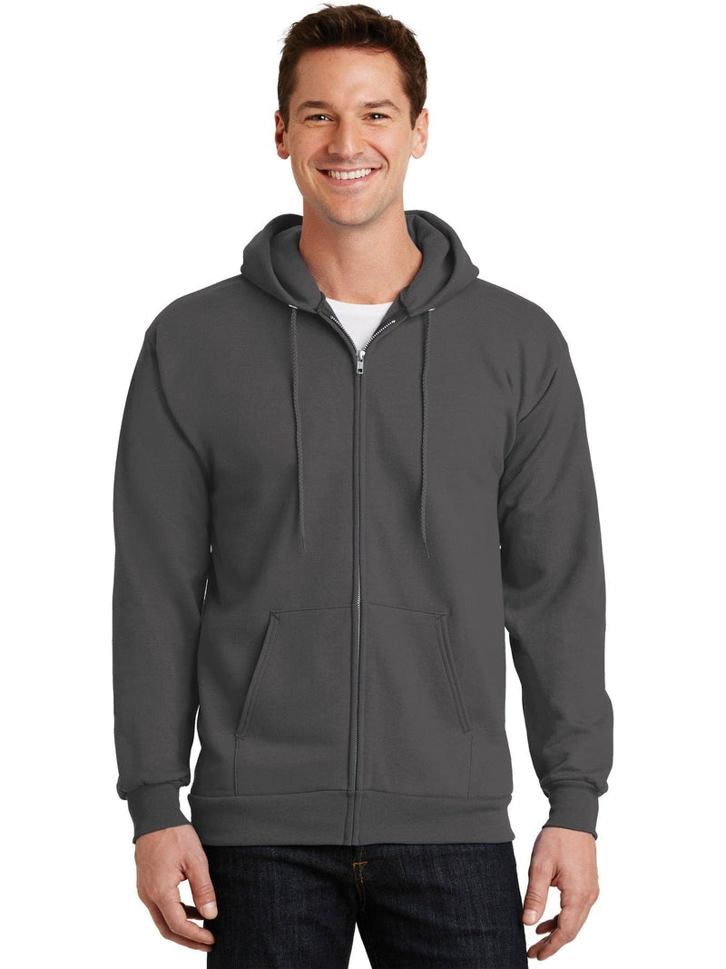 no-logo Port & Company Ultimate Full-Zip Hooded Sweatshirt-Regular-Port & Company-Thread Logic