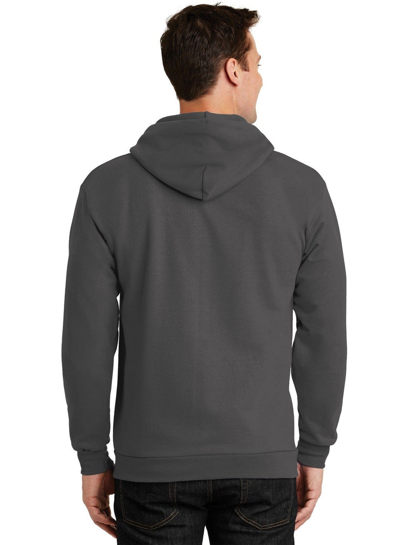 no-logo Port & Company Ultimate Full-Zip Hooded Sweatshirt-Regular-Port & Company-Thread Logic