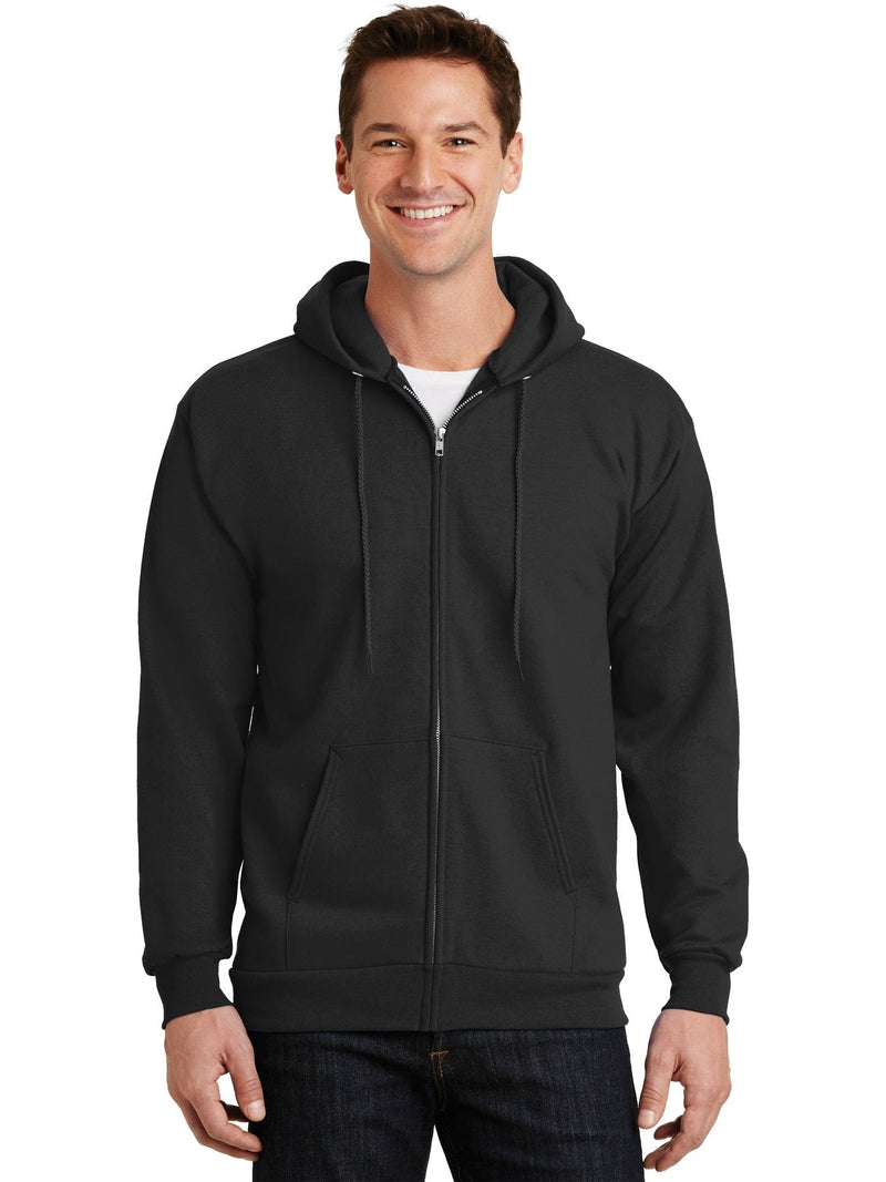 no-logo Port & Company Ultimate Full-Zip Hooded Sweatshirt-Regular-Port & Company-Thread Logic