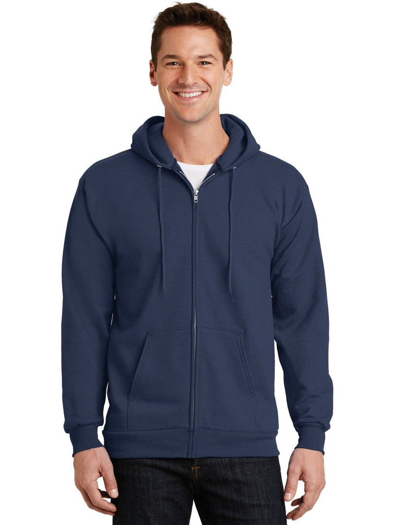 no-logo Port & Company Ultimate Full-Zip Hooded Sweatshirt-Regular-Port & Company-Thread Logic