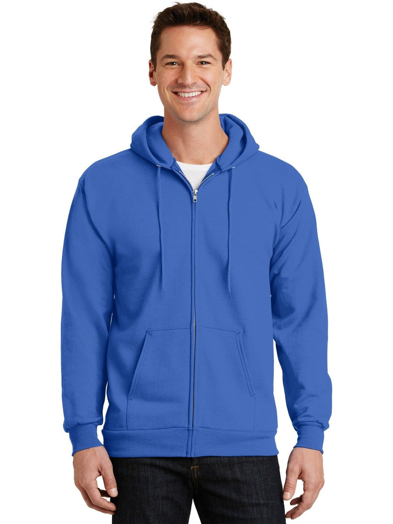 no-logo Port & Company Ultimate Full-Zip Hooded Sweatshirt-Regular-Port & Company-Thread Logic