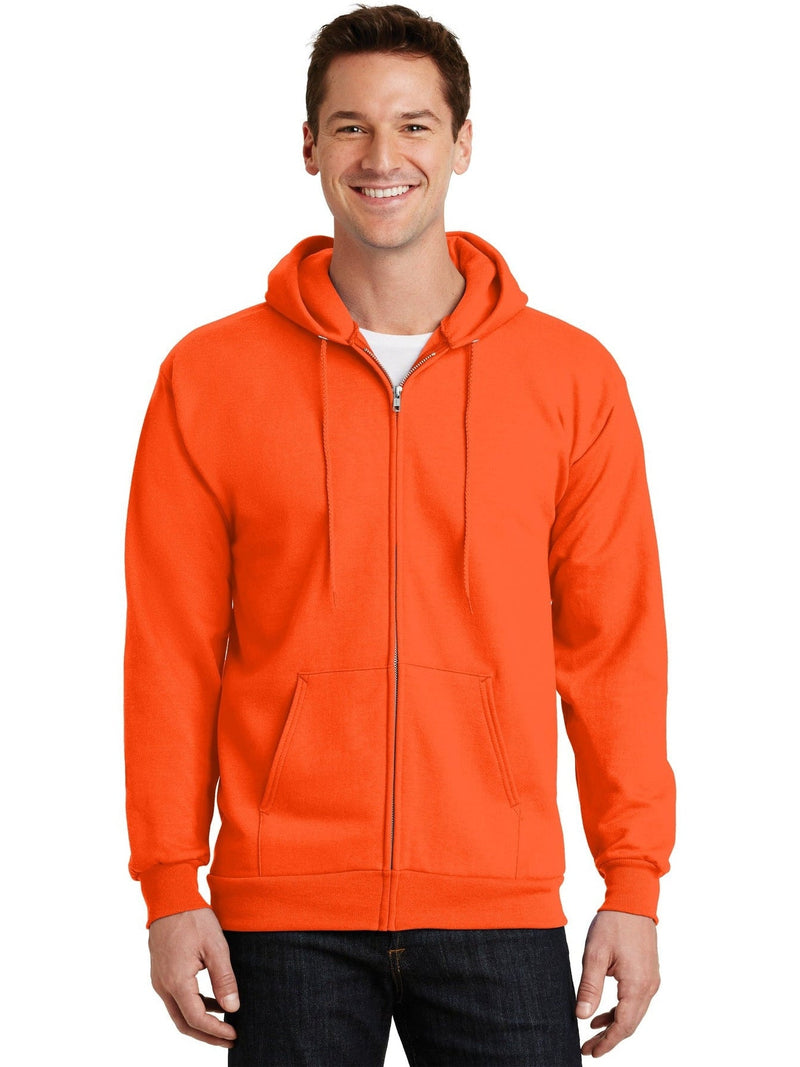 no-logo Port & Company Ultimate Full-Zip Hooded Sweatshirt-Regular-Port & Company-Thread Logic
