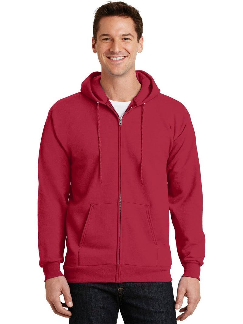 no-logo Port & Company Ultimate Full-Zip Hooded Sweatshirt-Regular-Port & Company-Thread Logic