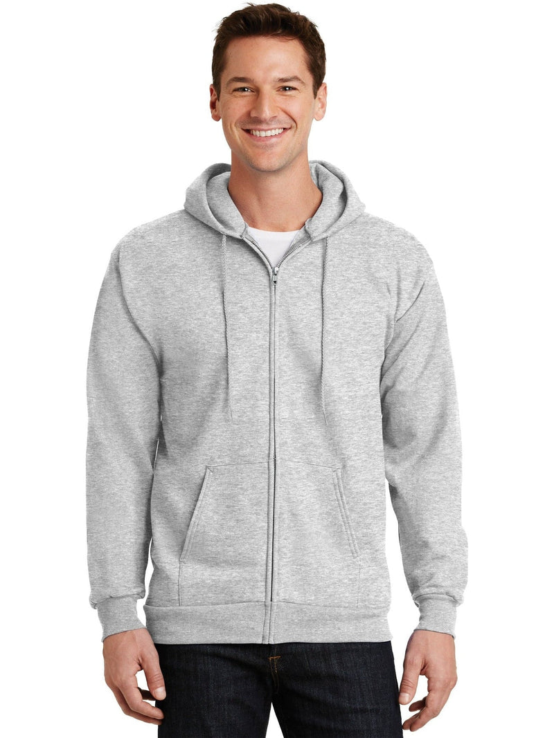 no-logo Port & Company Ultimate Full-Zip Hooded Sweatshirt-Regular-Port & Company-Thread Logic