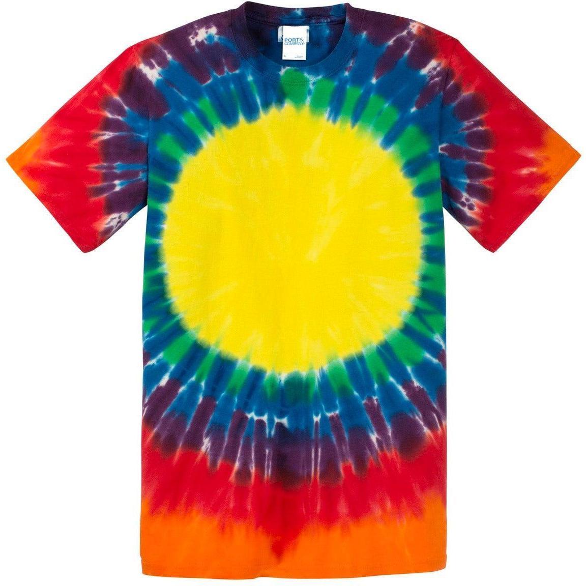 no-logo Port & Company Window Tie-Dye Tee