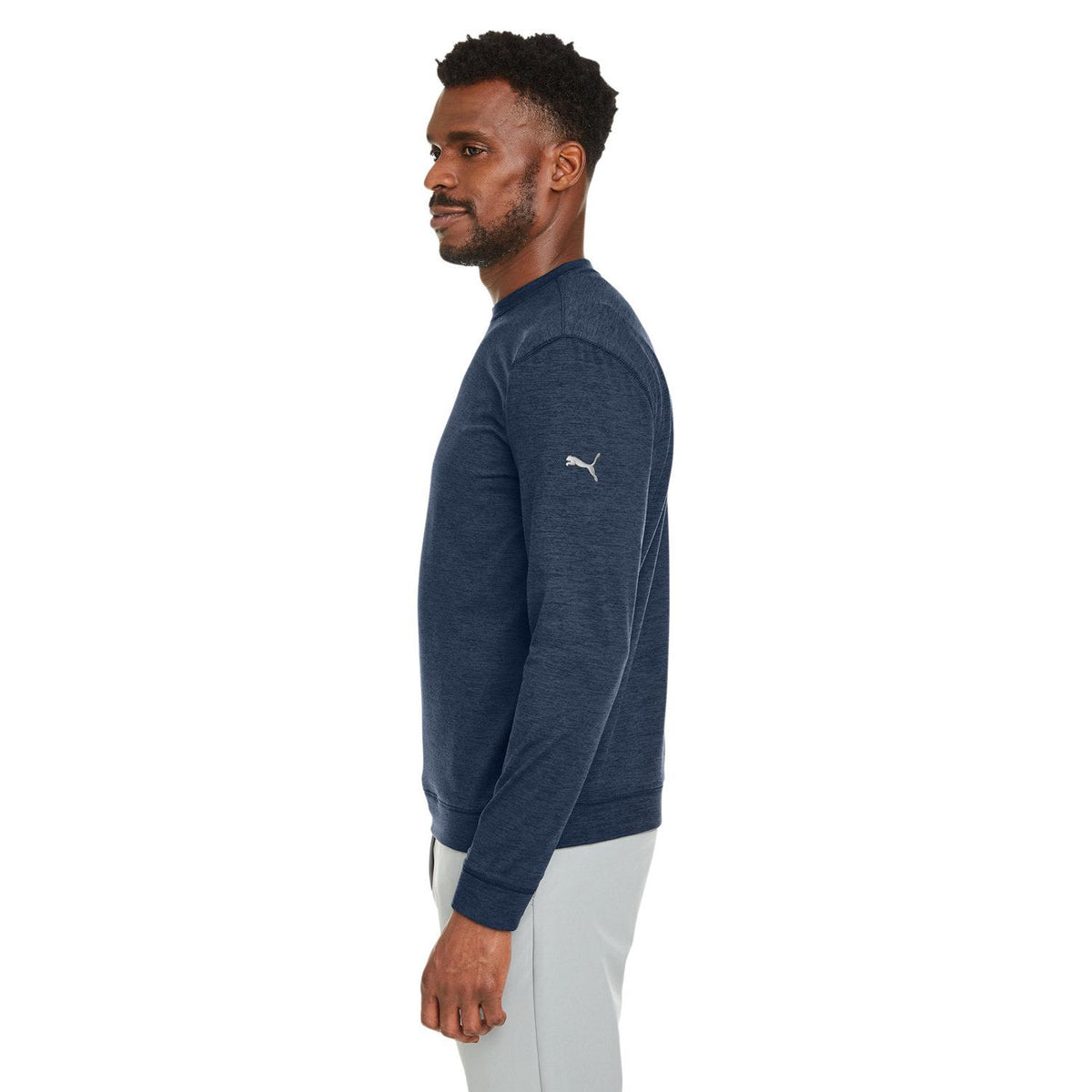 no-logo Puma Cloudspun Long-Sleeve Crew T-Shirt-Men's T Shirts-Puma Golf-Thread Logic