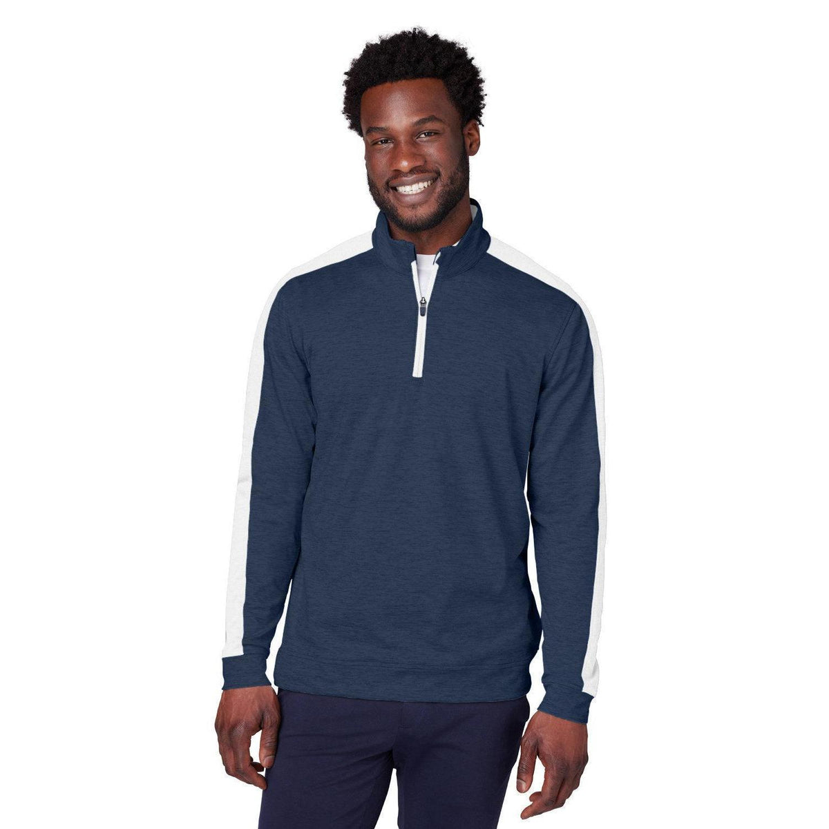 no-logo  Puma Cloudspun Quarter-Zip-Knits and Layering-Puma-Navy-S-Thread Logic