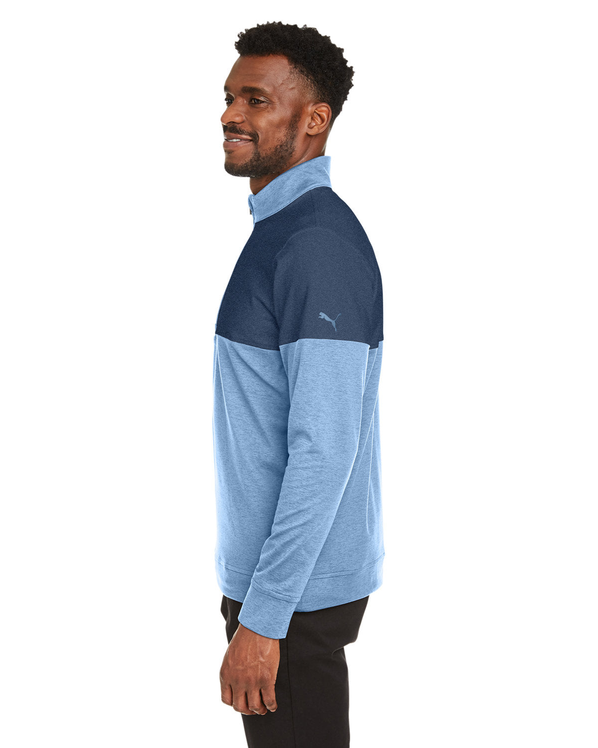 no-logo Puma Cloudspun Warm Up Quarter-Zip-Men's Layering-Puma Golf-Thread Logic