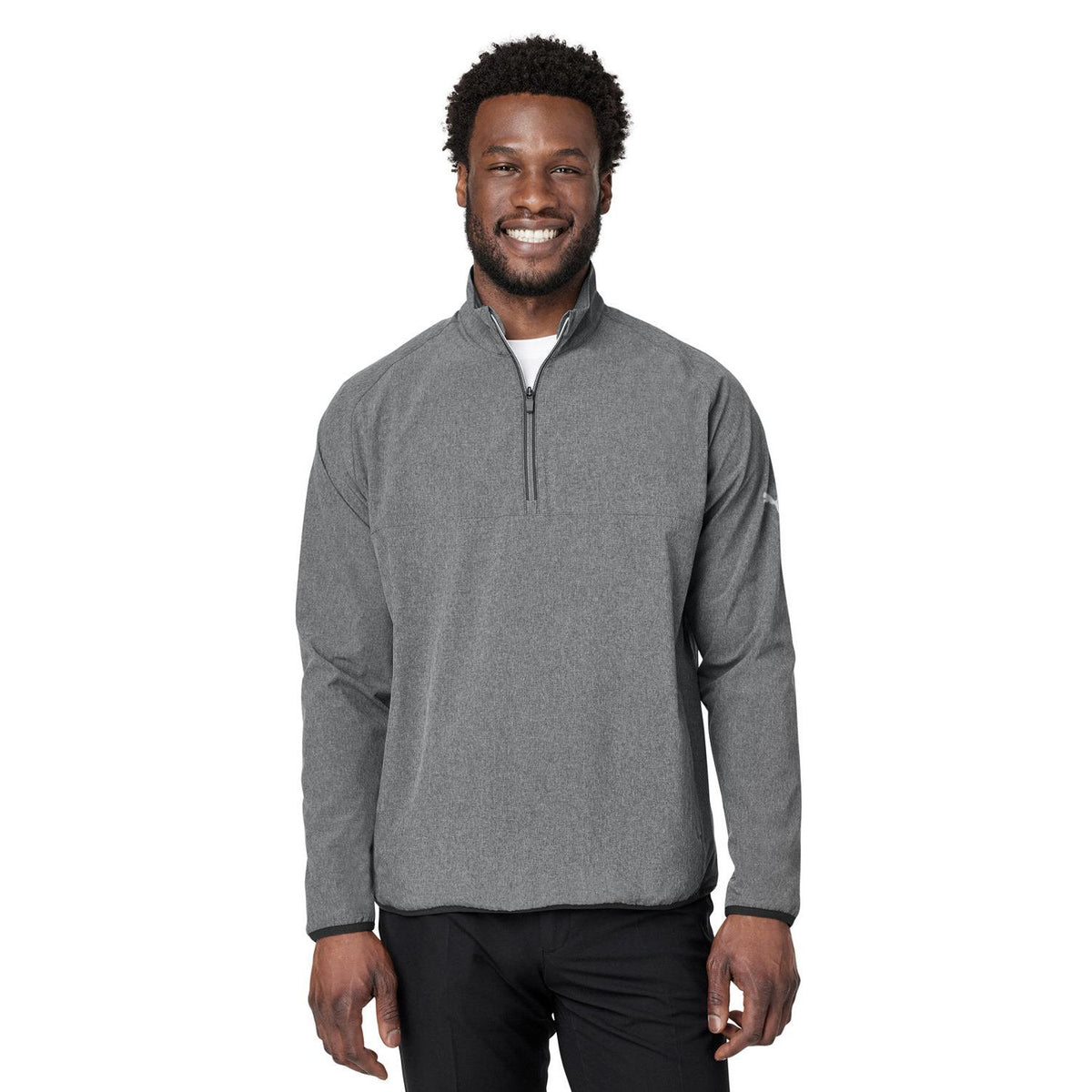 no-logo  Puma Coastal Woven Quarter-Zip-Outerwear-Puma-Black-S-Thread Logic