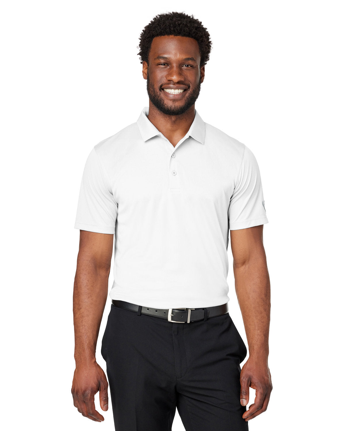  Puma Gamer Golf Polo-Polos-Puma-Bright White-S-Thread Logic