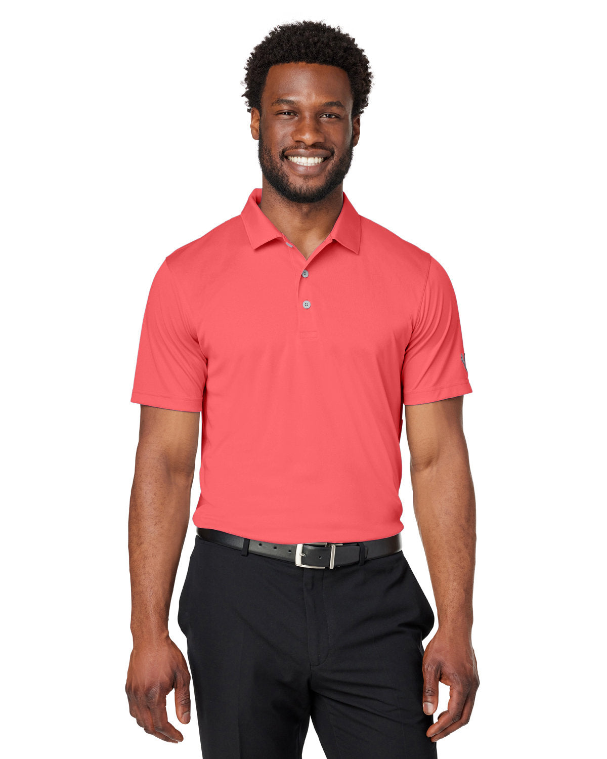  Puma Gamer Golf Polo-Polos-Puma-Hot Coral-S-Thread Logic