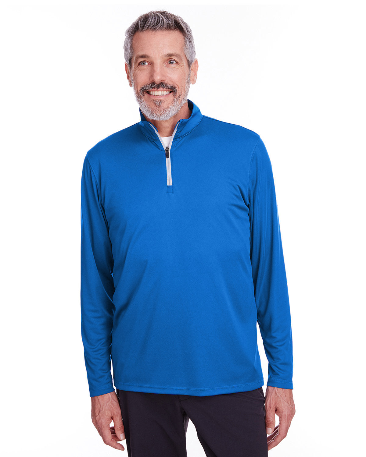 no-logo Puma Icon Quarter-Zip-Knits and Layering-Puma Golf-Lapis Blue-S-Thread Logic