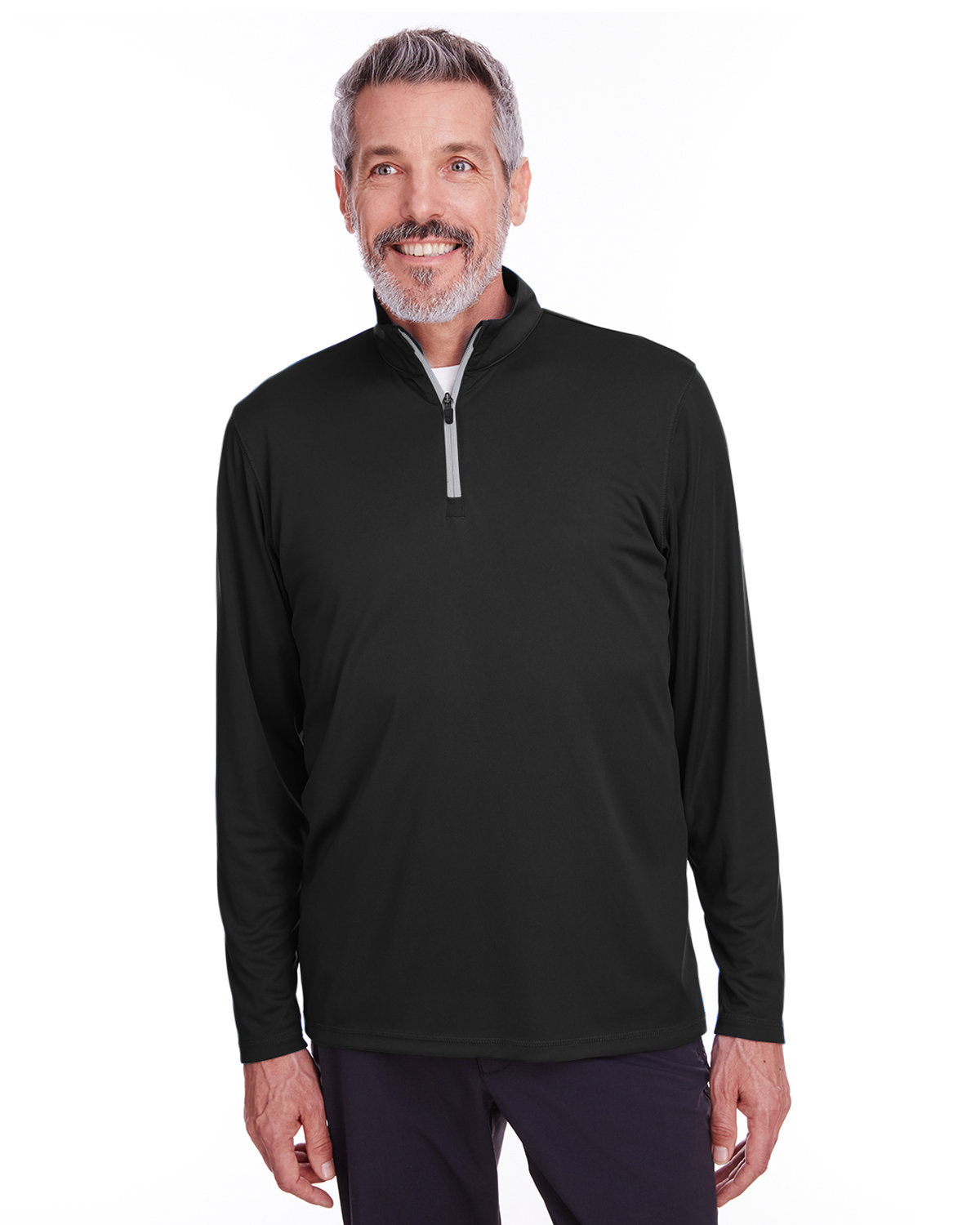 no-logo Puma Icon Quarter-Zip-Knits and Layering-Puma Golf-Puma Black-S-Thread Logic