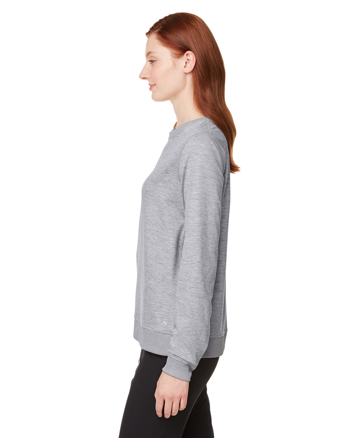 no-logo Puma Ladies Cloudspun Crewneck Sweatshirt-Ladies Layering-Puma Golf-Thread Logic