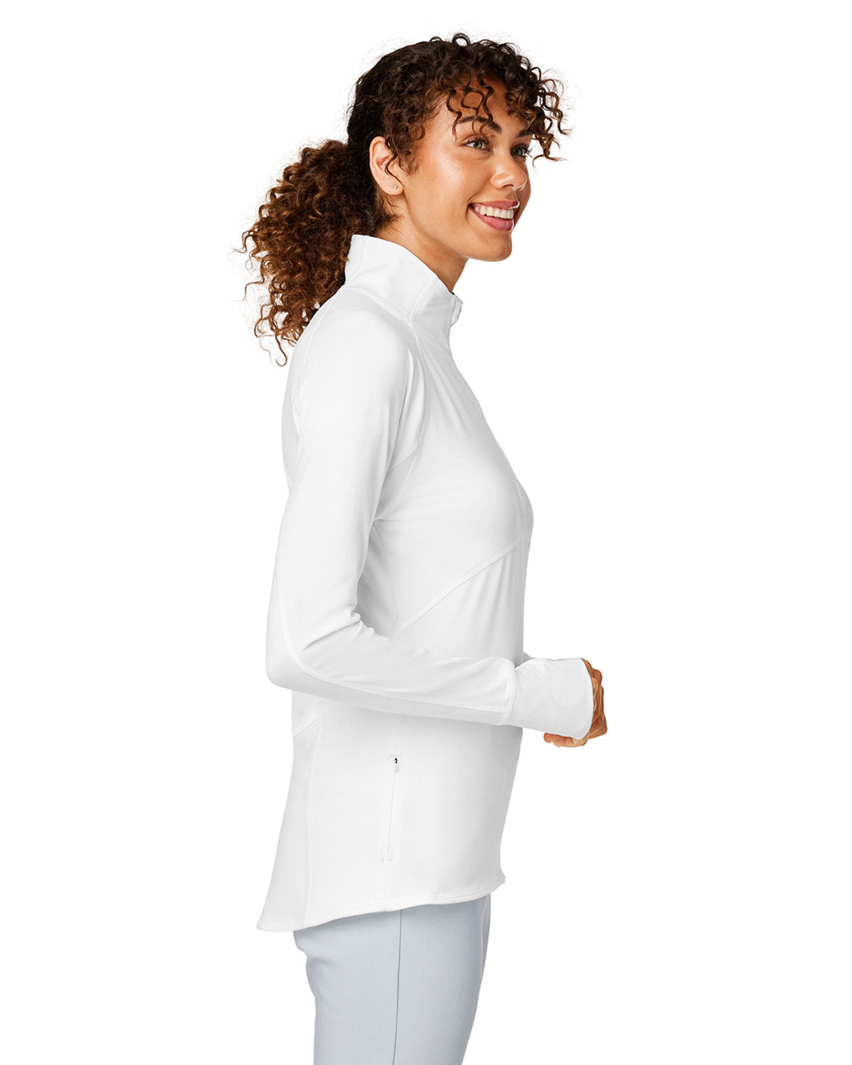 no-logo Puma Ladies Gamer Golf Quarter-Zip-Knits and Layering-Puma-Thread Logic