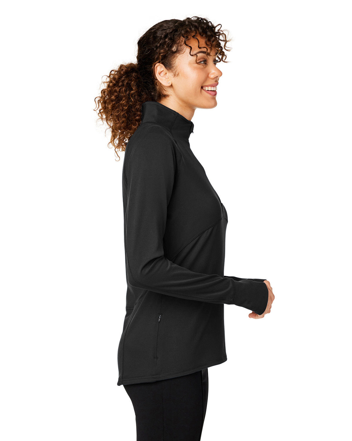 no-logo Puma Ladies Gamer Golf Quarter-Zip-Knits and Layering-Puma-Thread Logic