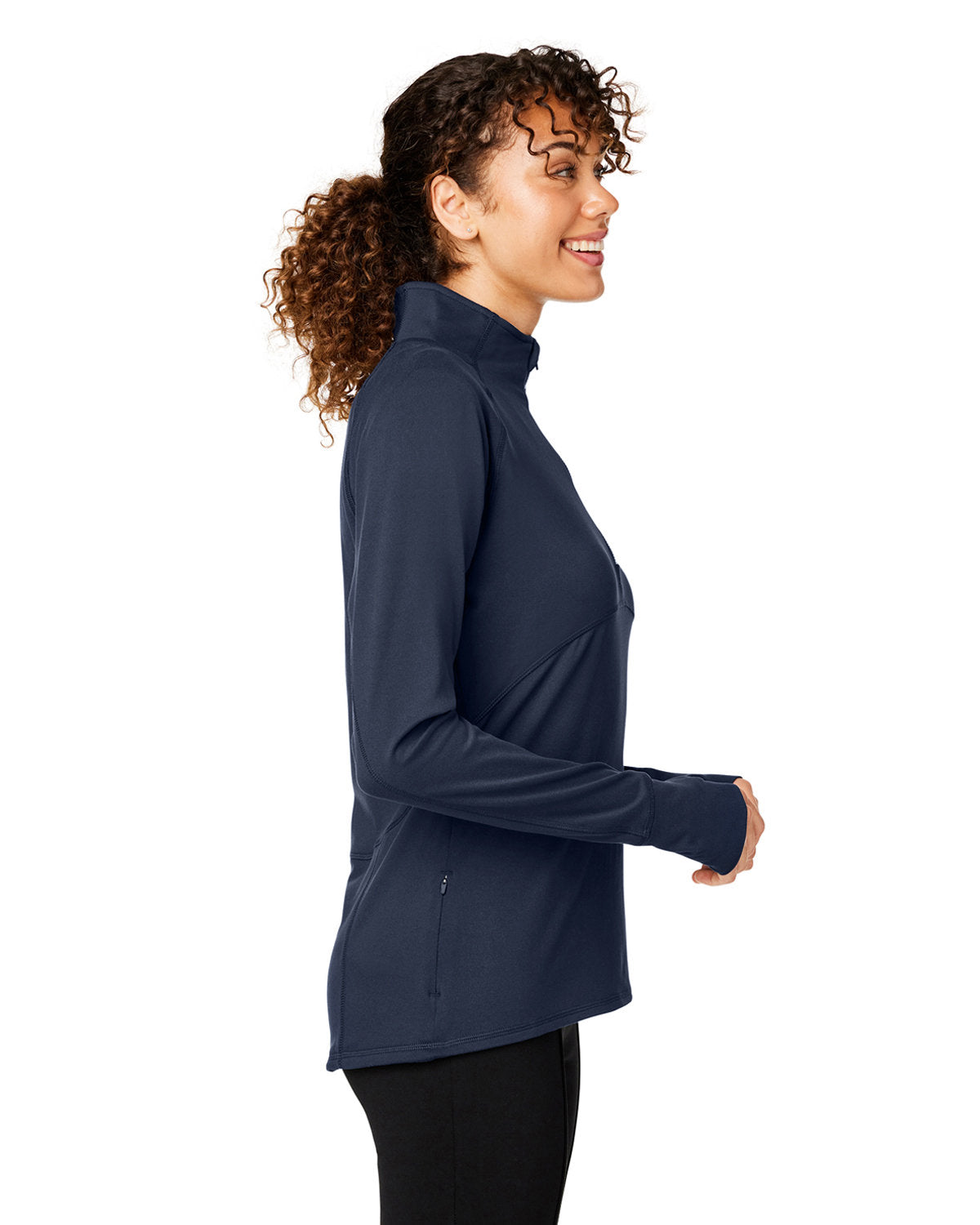 no-logo Puma Ladies Gamer Golf Quarter-Zip-Knits and Layering-Puma-Thread Logic