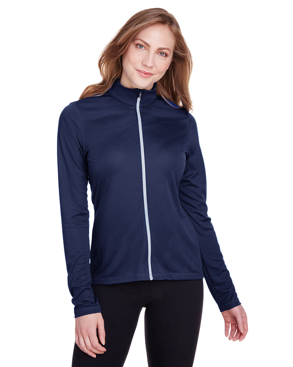 no-logo Puma Ladies Icon Full-Zip-Knits and Layering-Puma Golf-Peacoat-XS-Thread Logic