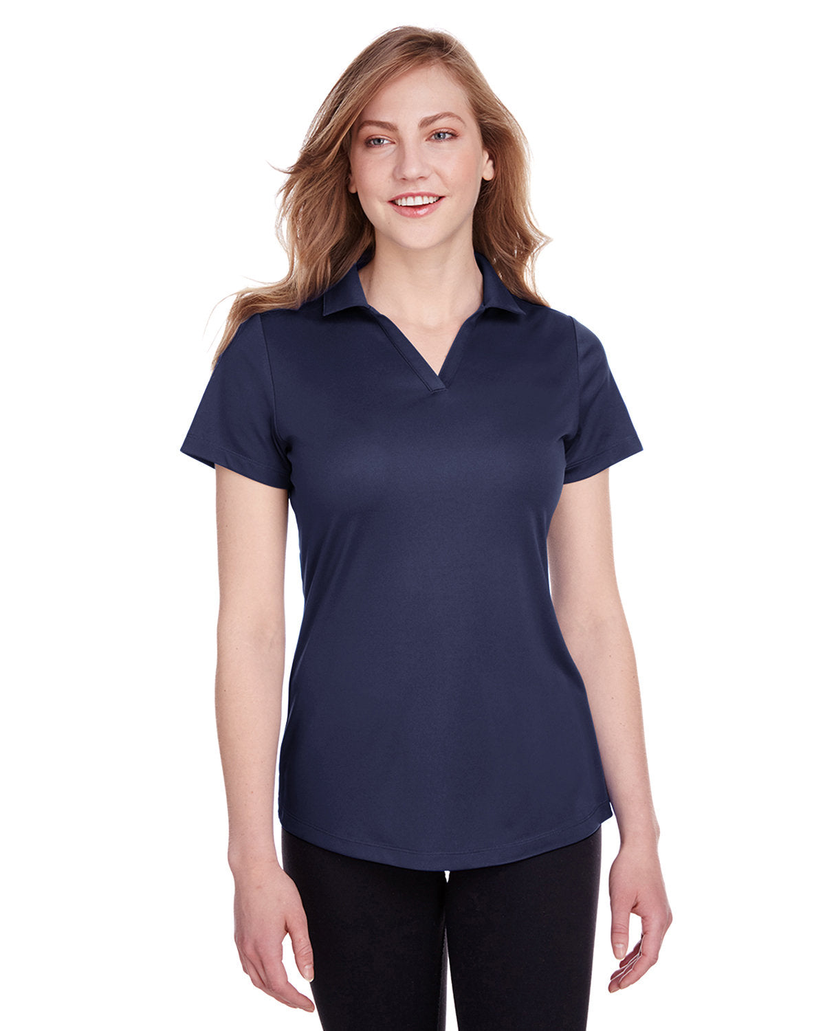 Puma Ladies Icon Golf Polo-Polos-Puma Golf-Peacoat-XS-Thread Logic