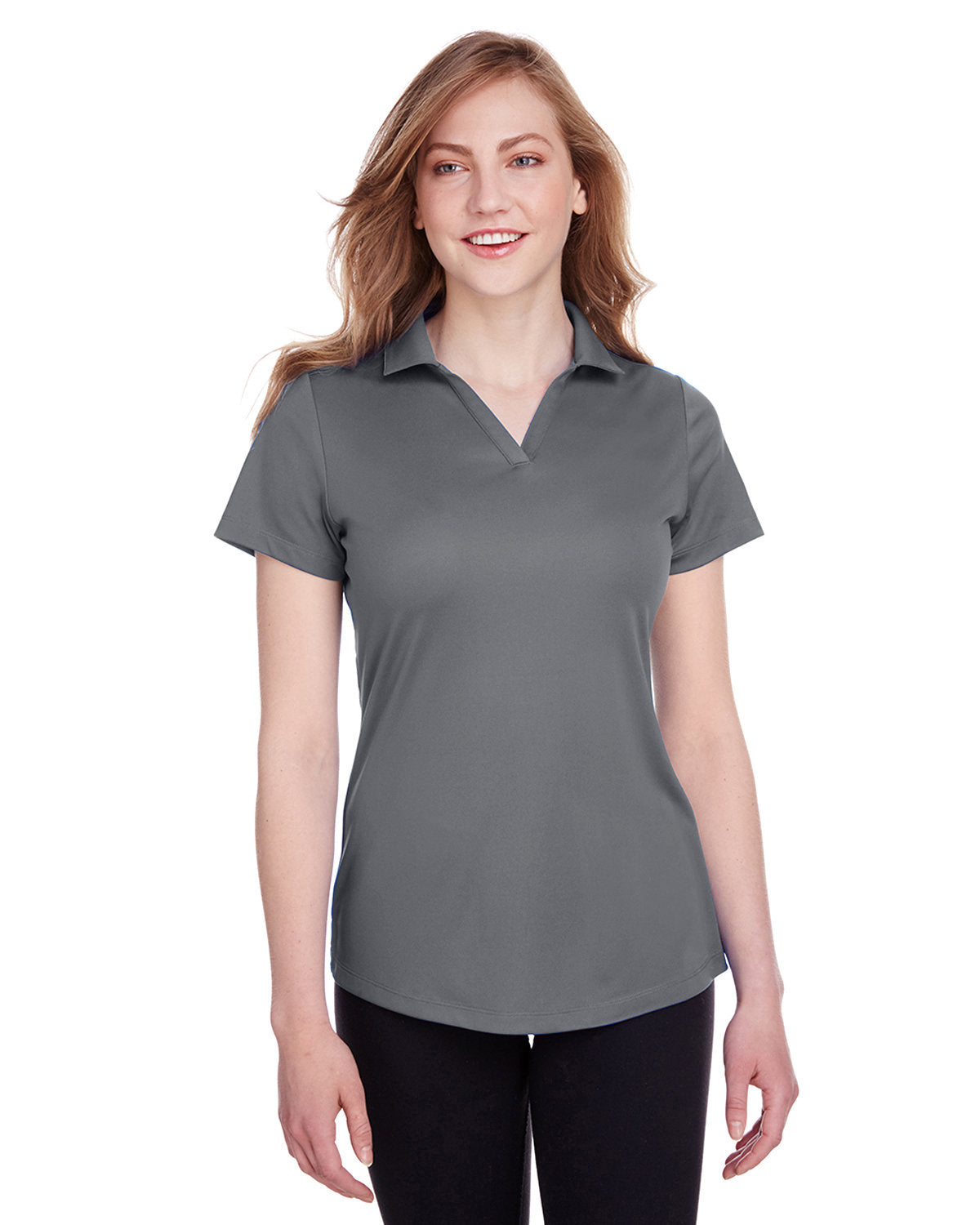 Puma Ladies Icon Golf Polo-Polos-Puma Golf-Quiet Shade-XS-Thread Logic