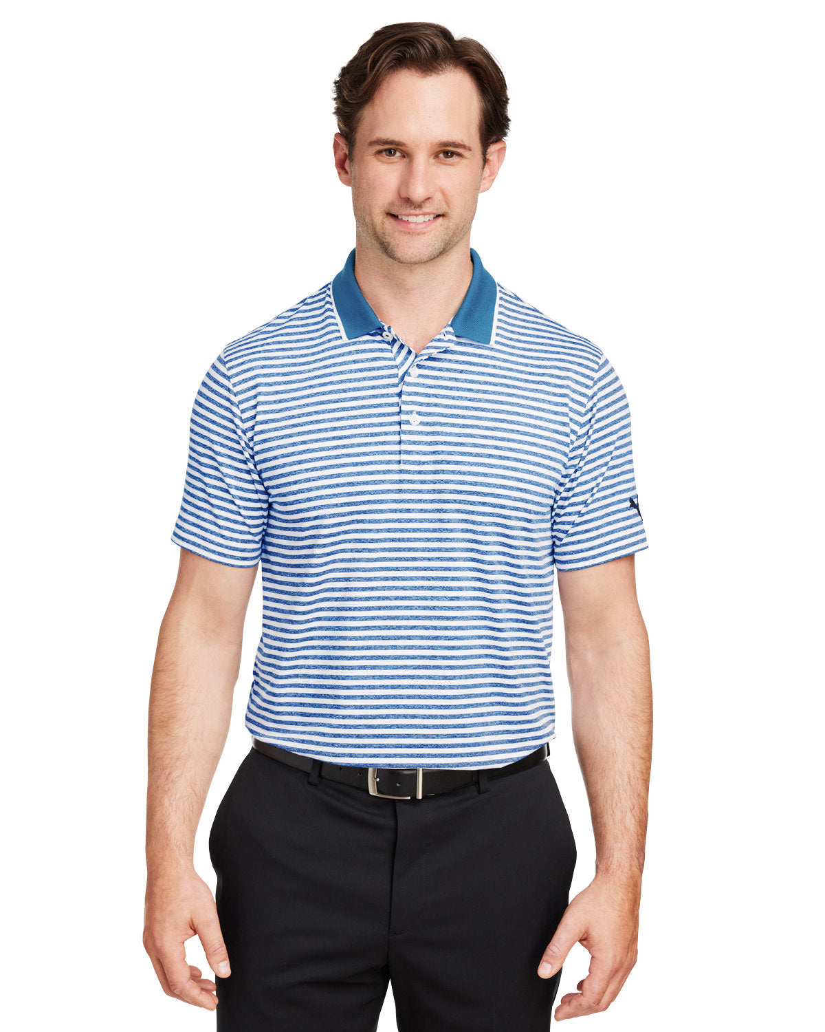 Puma Mattr Feeder Polo-Polos-Puma Golf-Lake Blue-S-Thread Logic