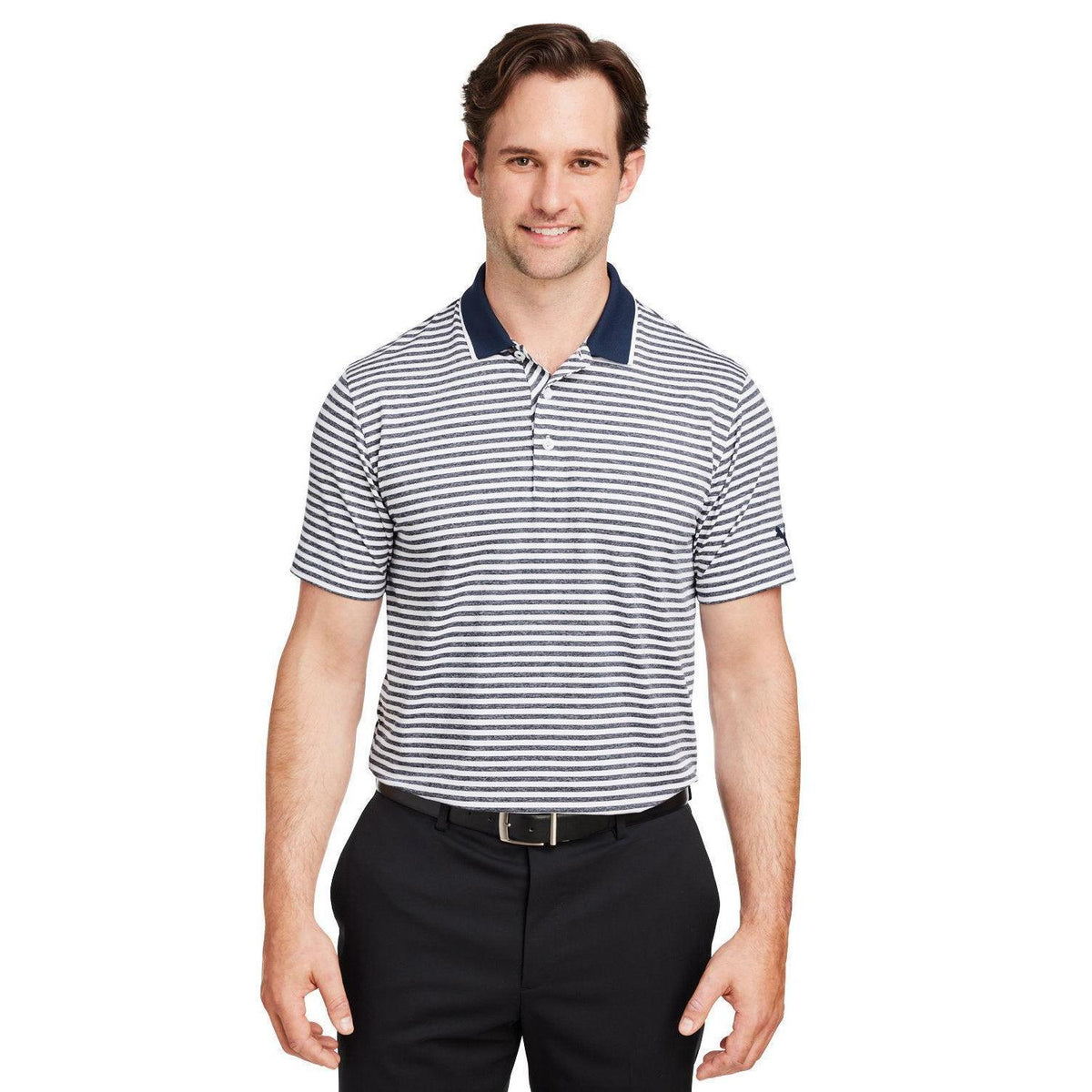 no-logo Puma Mattr Feeder Polo-Polos-Puma Golf-Navy Blazer-S-Thread Logic