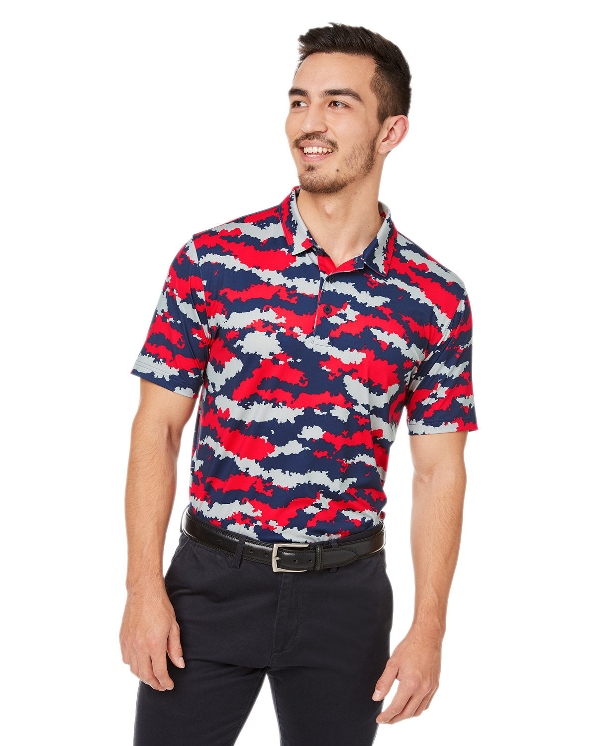  Puma Mattr Volition Flanked Polo-Men's Polos-Puma Golf-High Risk Red-S-Thread Logic