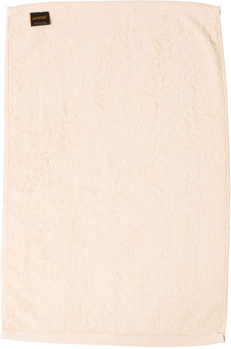 no-logo Q-Tees Deluxe Hemmed Hand Towel-Accessories-Q-Tees-Thread Logic