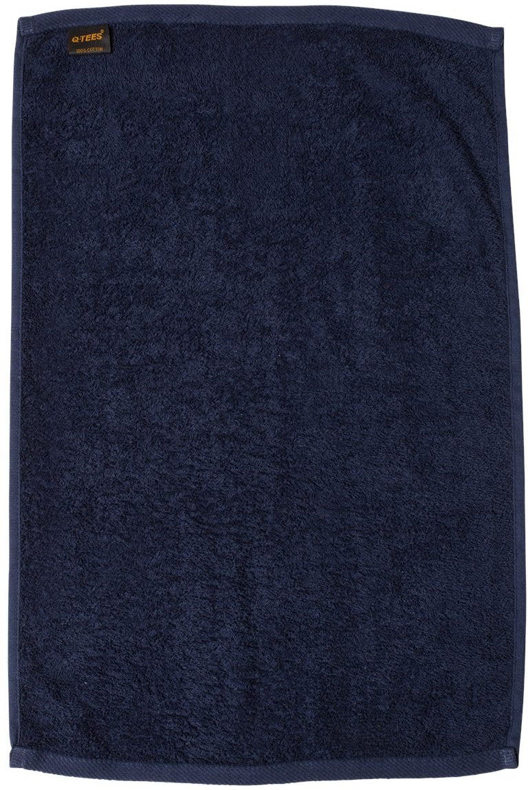no-logo Q-Tees Deluxe Hemmed Hand Towel-Accessories-Q-Tees-Thread Logic