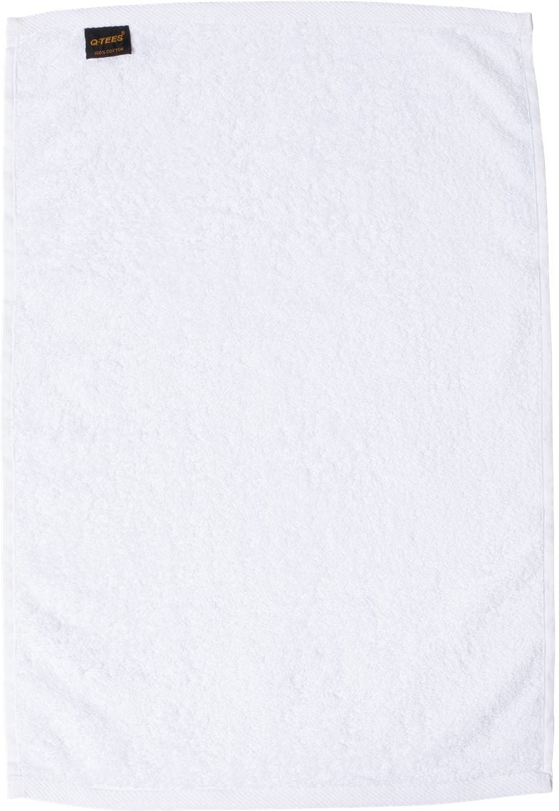no-logo Q-Tees Deluxe Hemmed Hand Towel-Accessories-Q-Tees-Thread Logic