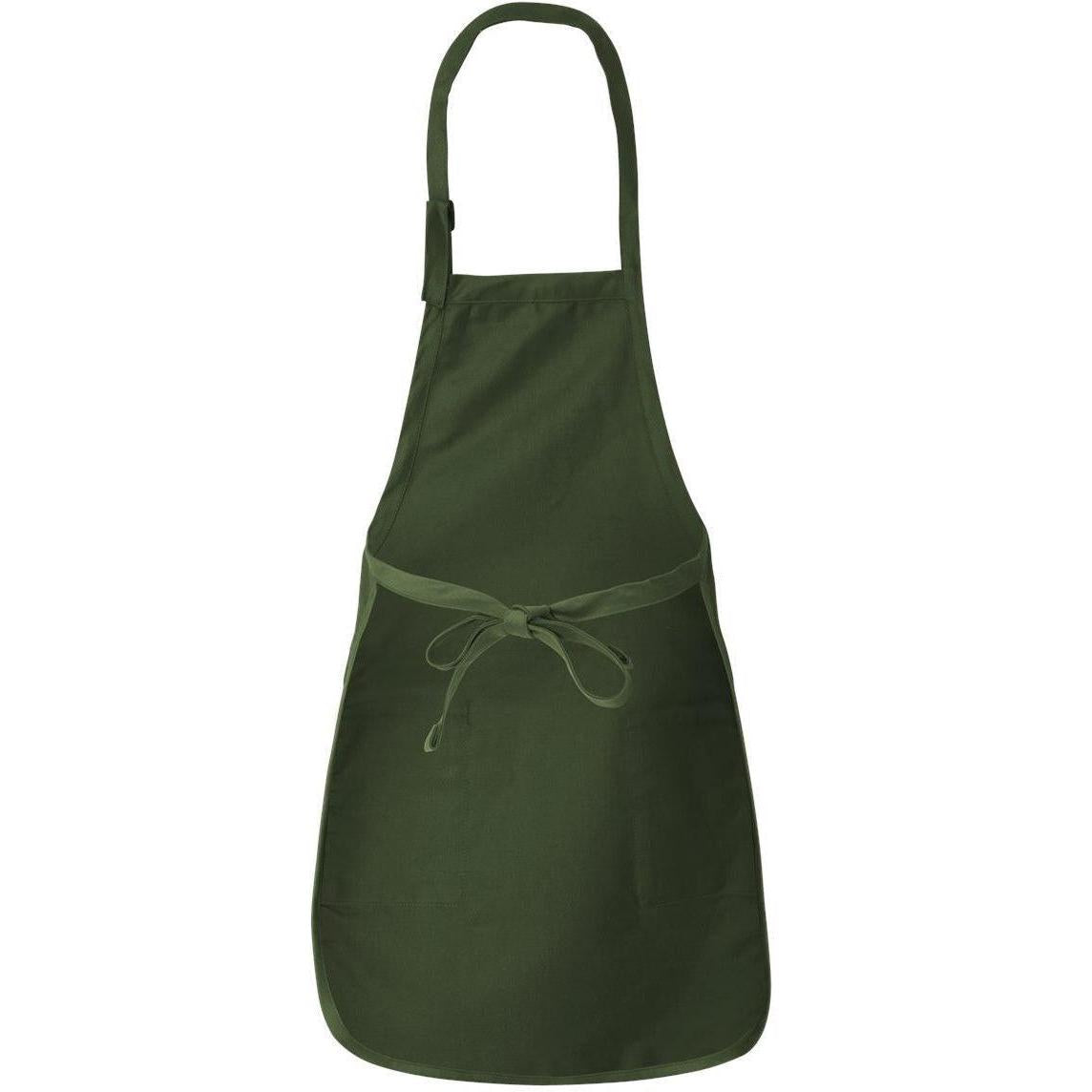 no-logo Q-Tees Full-Length Apron with Pockets-Accessories-Q-Tees-Thread Logic