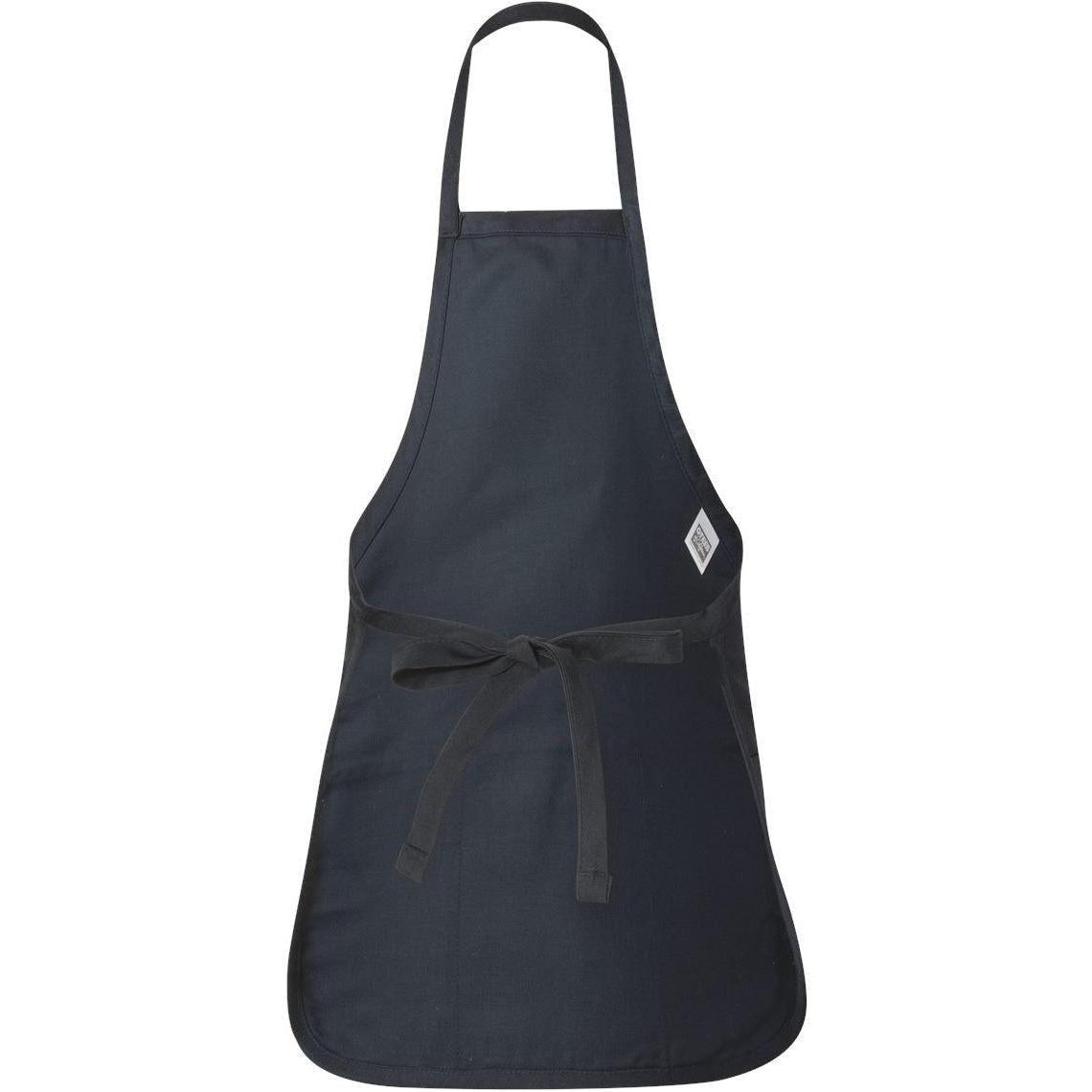 no-logo Q-Tees Full-Length Apron with Pouch Pocket-Accessories-Q-Tees-Thread Logic