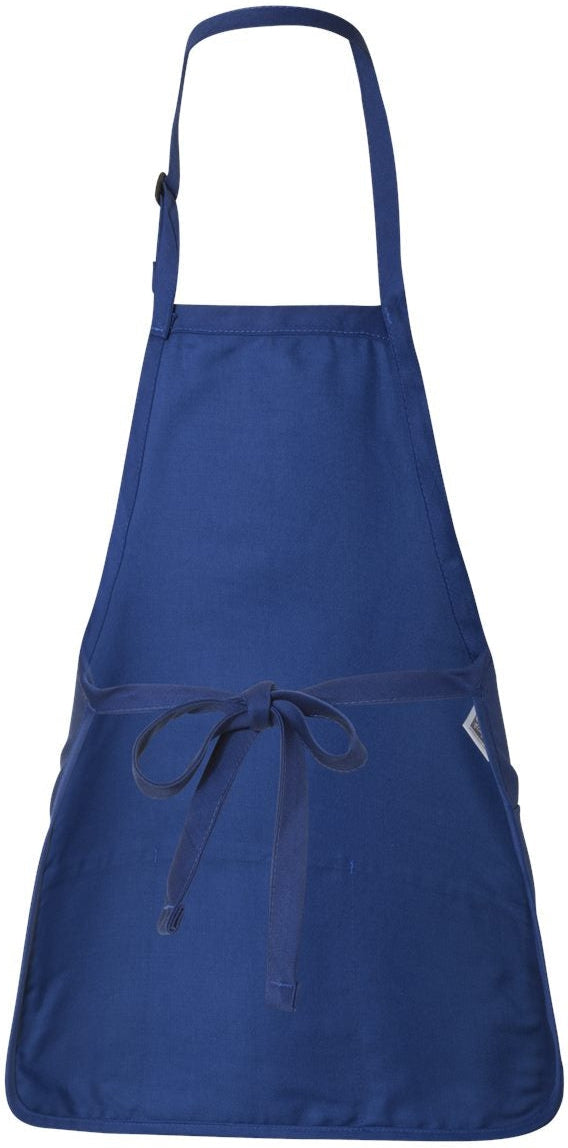no-logo Q-Tees Full-Length Apron with Pouch Pocket-Accessories-Q-Tees-Thread Logic