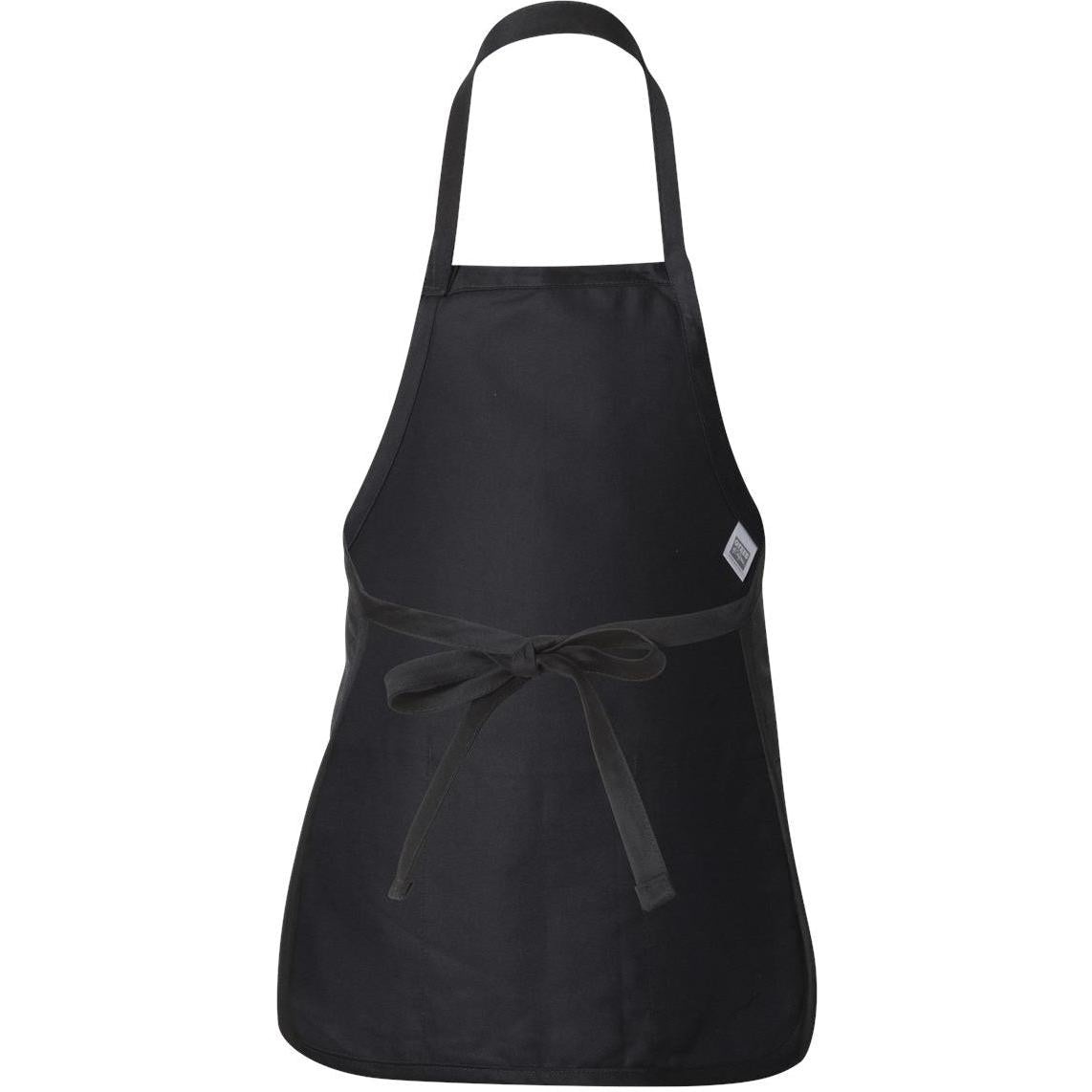 no-logo Q-Tees Full-Length Apron with Pouch Pocket-Accessories-Q-Tees-Thread Logic