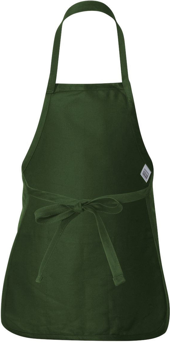 no-logo Q-Tees Full-Length Apron with Pouch Pocket-Accessories-Q-Tees-Thread Logic