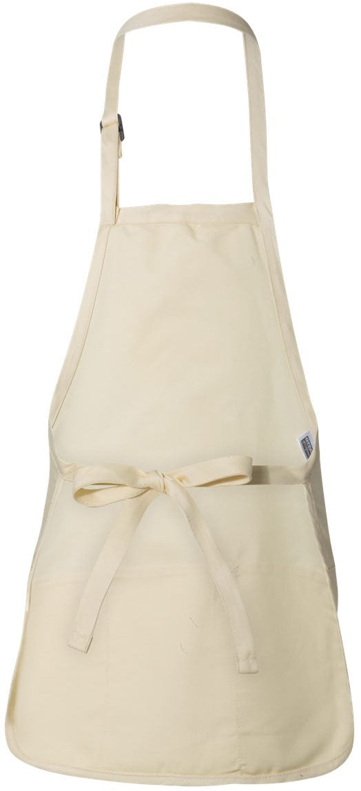 no-logo Q-Tees Full-Length Apron with Pouch Pocket-Accessories-Q-Tees-Thread Logic
