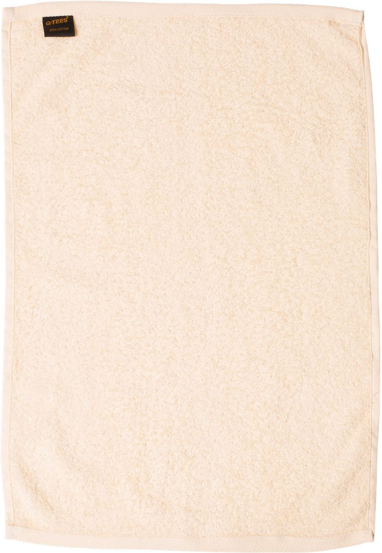 no-logo Q-Tees Hemmed Hand Towel-Accessories-Q-Tees-Thread Logic