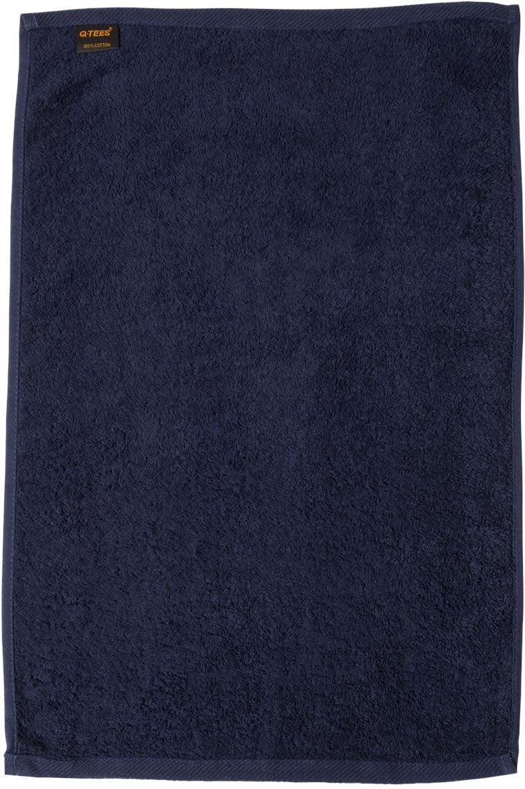 no-logo Q-Tees Hemmed Hand Towel-Accessories-Q-Tees-Thread Logic
