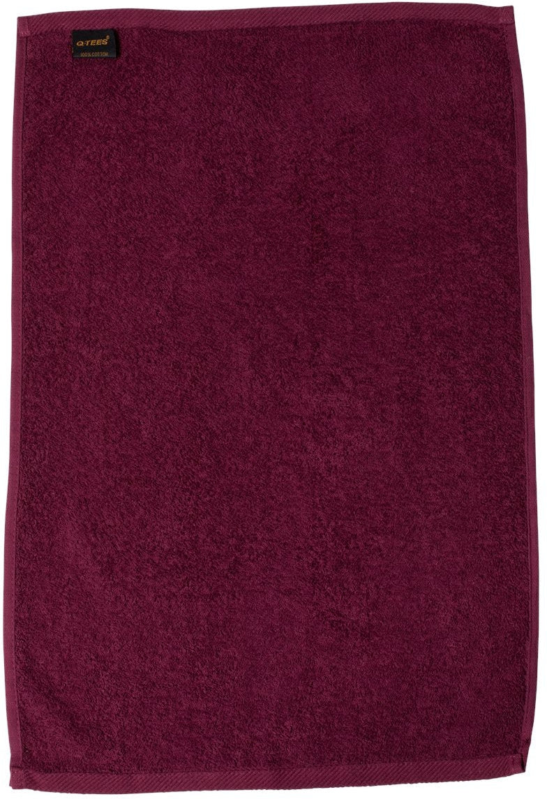 no-logo Q-Tees Hemmed Hand Towel-Accessories-Q-Tees-Thread Logic