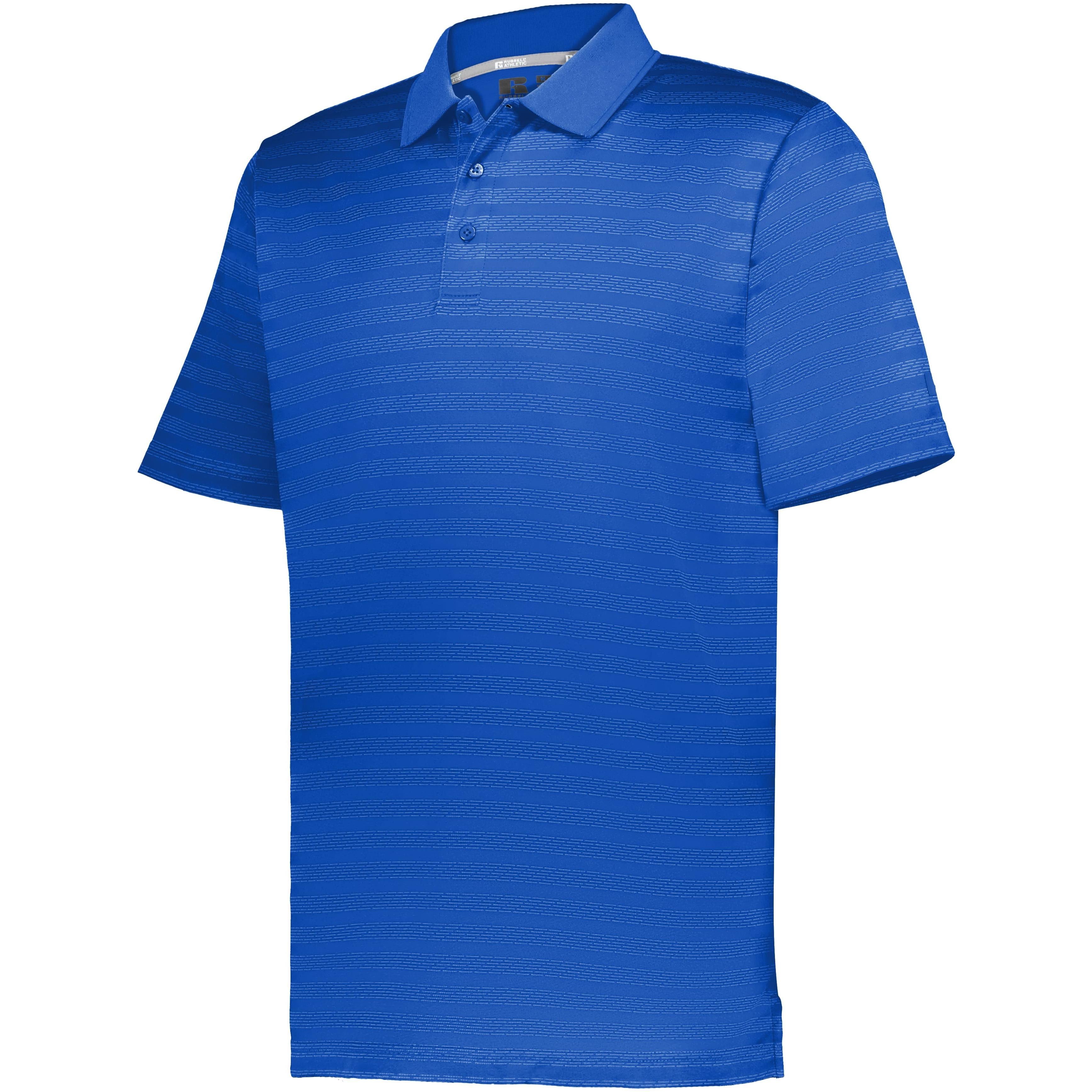 Russell Sideline Striped Polo