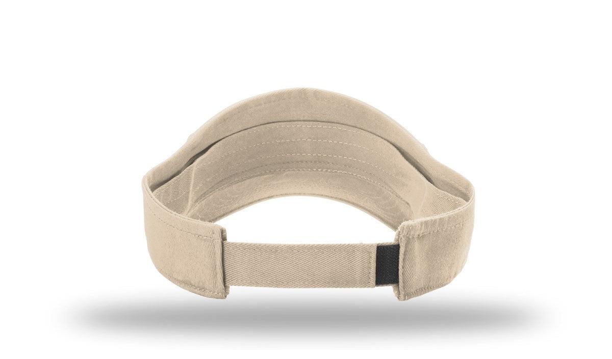 no-logo Richardson Garment Washed Visor-Richardson-Thread Logic