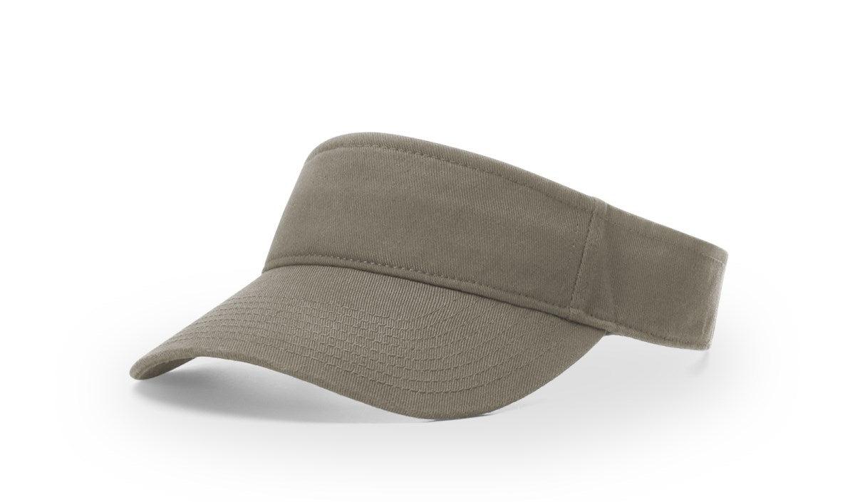 no-logo Richardson Garment Washed Visor-Richardson-Thread Logic