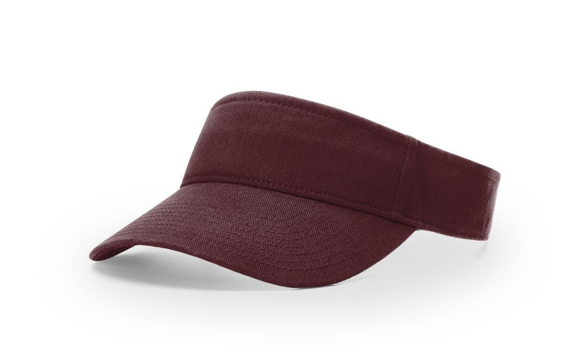 no-logo Richardson Garment Washed Visor-Richardson-Thread Logic
