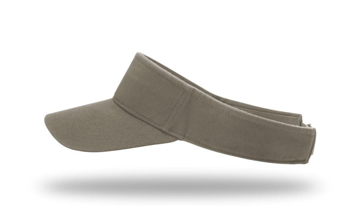 no-logo Richardson Garment Washed Visor-Richardson-Thread Logic