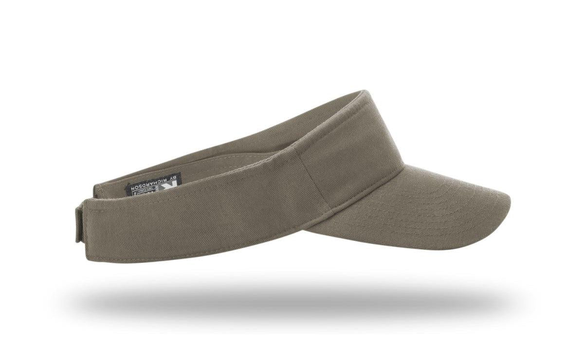 no-logo Richardson Garment Washed Visor-Richardson-Thread Logic