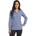 no-logo CLOSEOUT - Red House Ladies Nailhead Non-Iron Shirt-Red House-Navy-L-Thread Logic