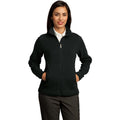 no-logo CLOSEOUT - Red House Ladies Sweater Fleece Full-Zip Jacket-Red House-Black-4XL-Thread Logic