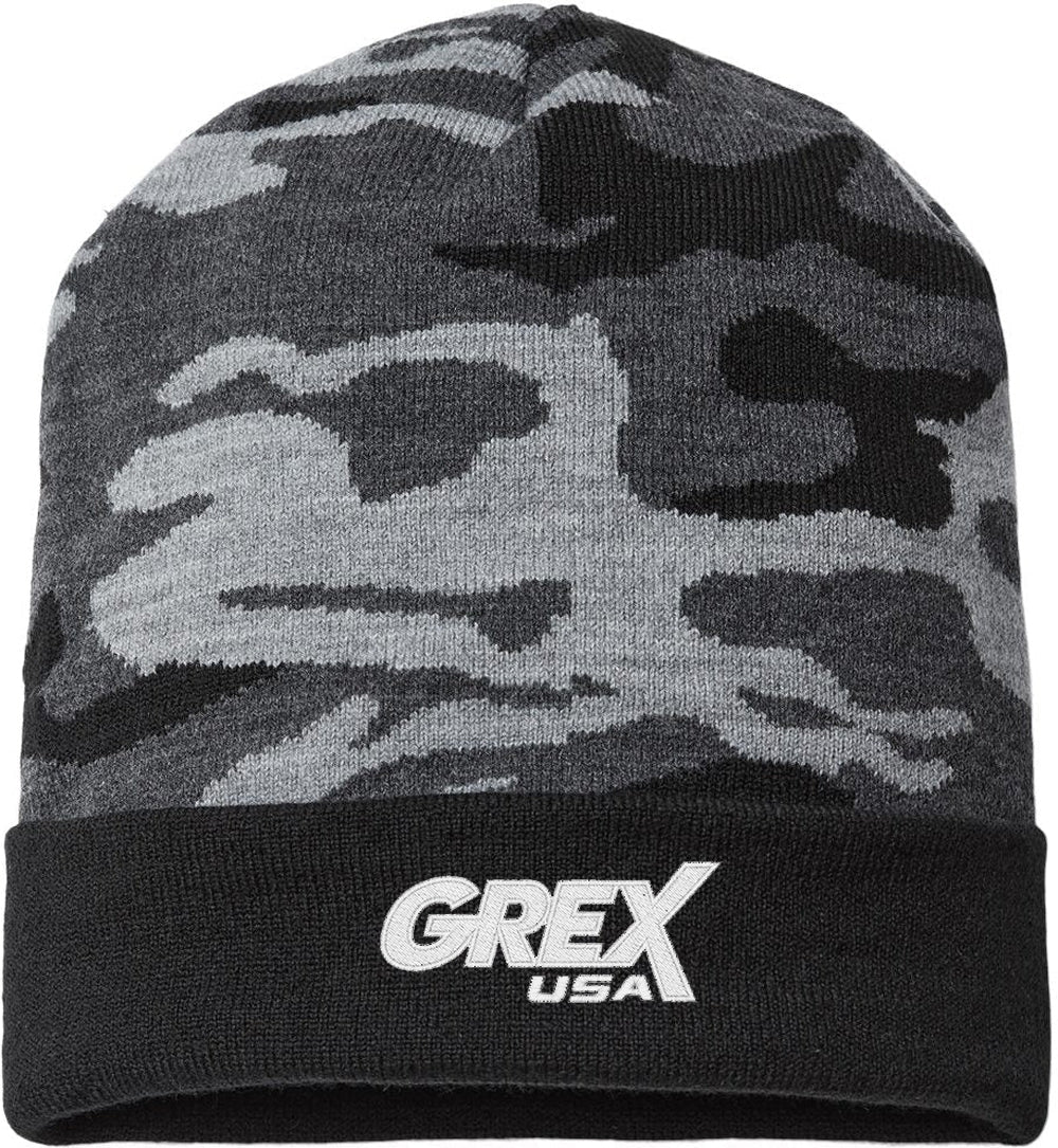 no-logo Cap America USA-Made Camo Cuffed Beanie-Beanie-Cap America-Thread Logic