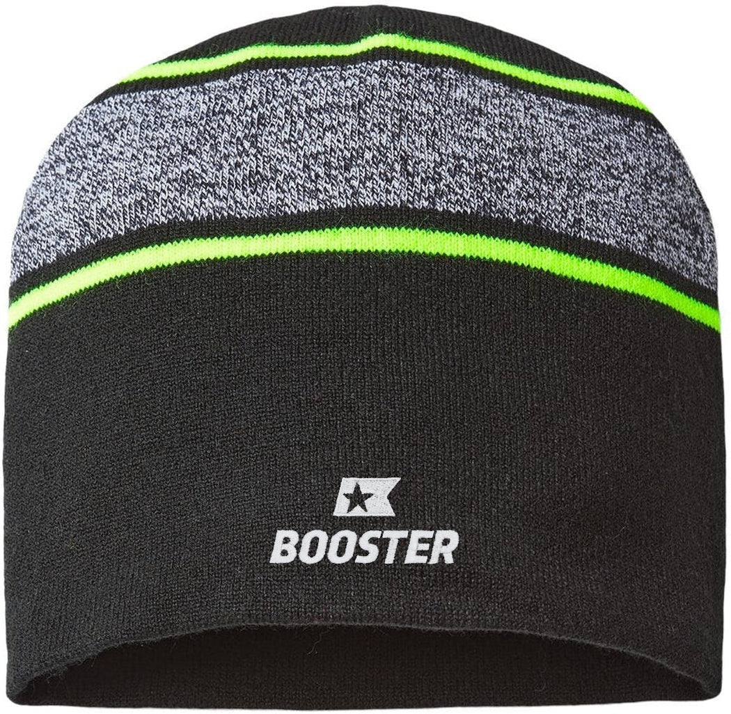 no-logo Cap America USA-Made Variegated Striped Beanie-Beanie-Cap America-Thread Logic