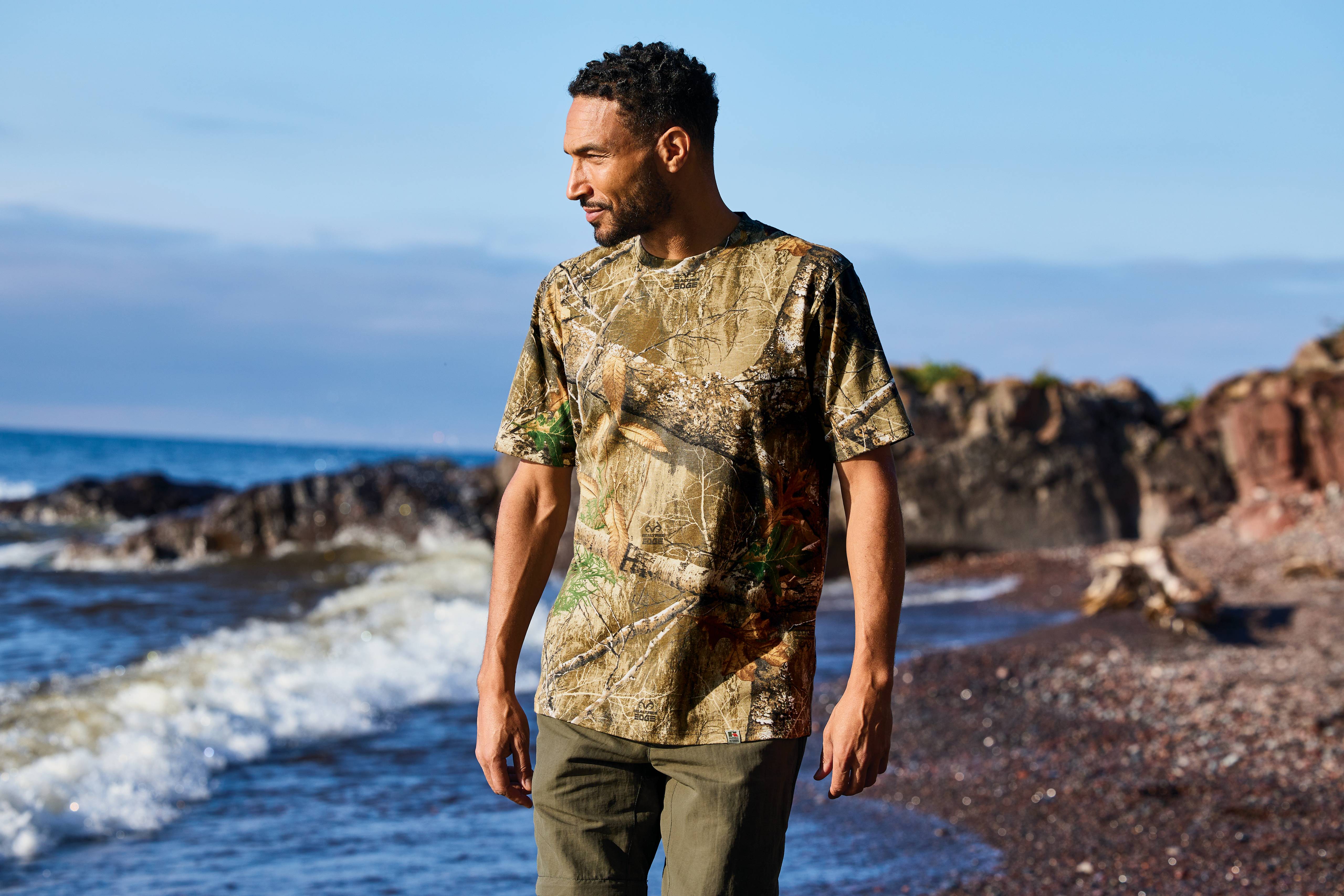 Russell Outdoors Realtree Tee With Custom Embroidery | RU100